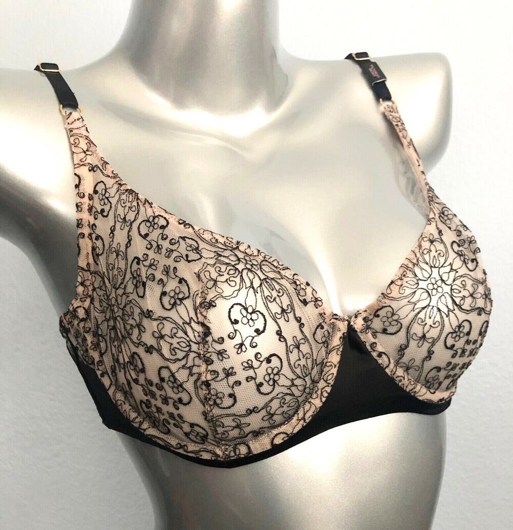 Victoria's Secret Body by Victoria Very Sexy Black Unlined Demi Bra 34D